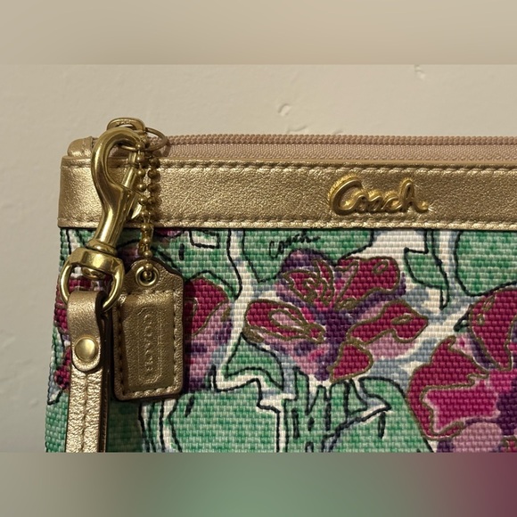 Coach Madison Audrey Floral Wristlet - Picture 2 of 4
